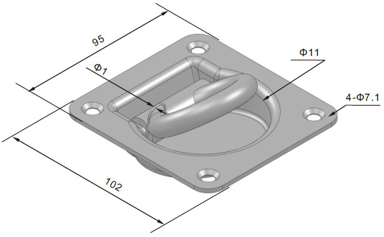 Lashing Ring With Spring Z/P