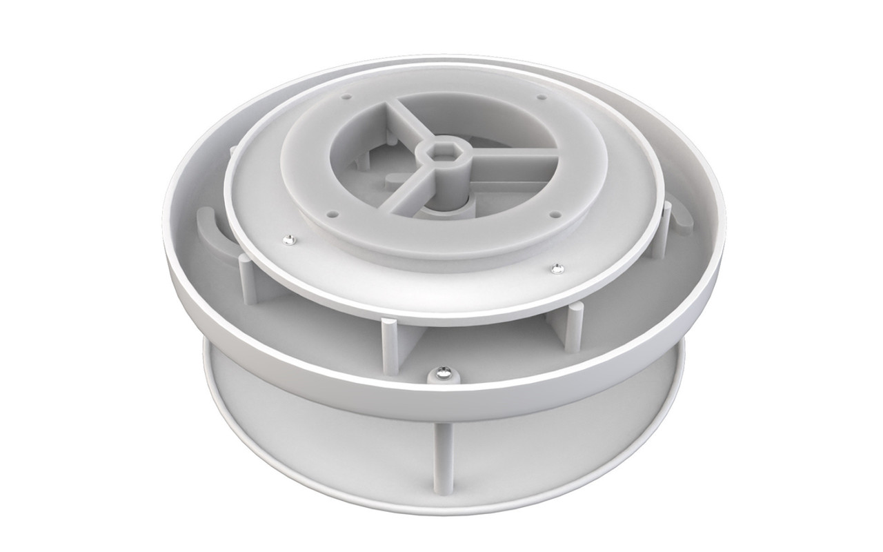 Rotary Vent White Pvc - 230MM