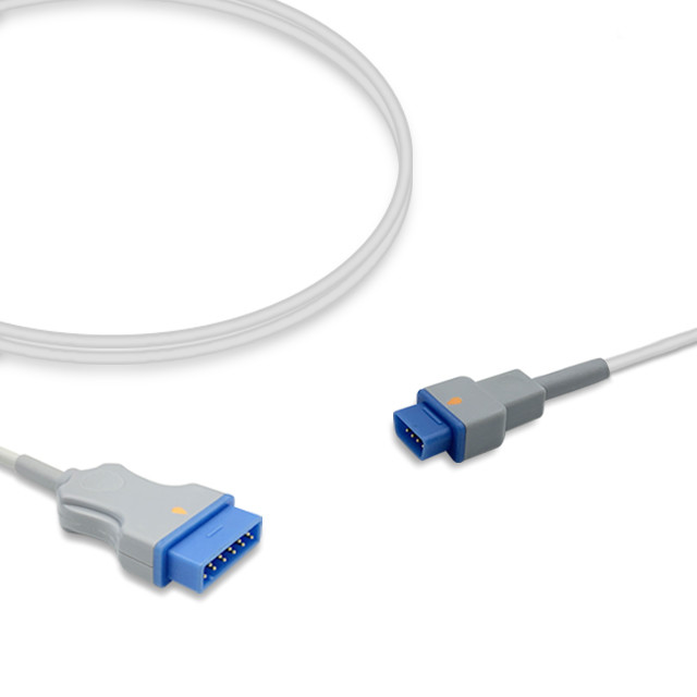Compatible SpO2 Adapter Cable 2.4m
(comparable to GE Healthcare TS-G3, used with Trusignal Sensors)