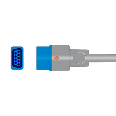 Compatible SpO2 Adapter Cable 2.4m
(comparable to GE Healthcare TS-G3, used with Trusignal Sensors)