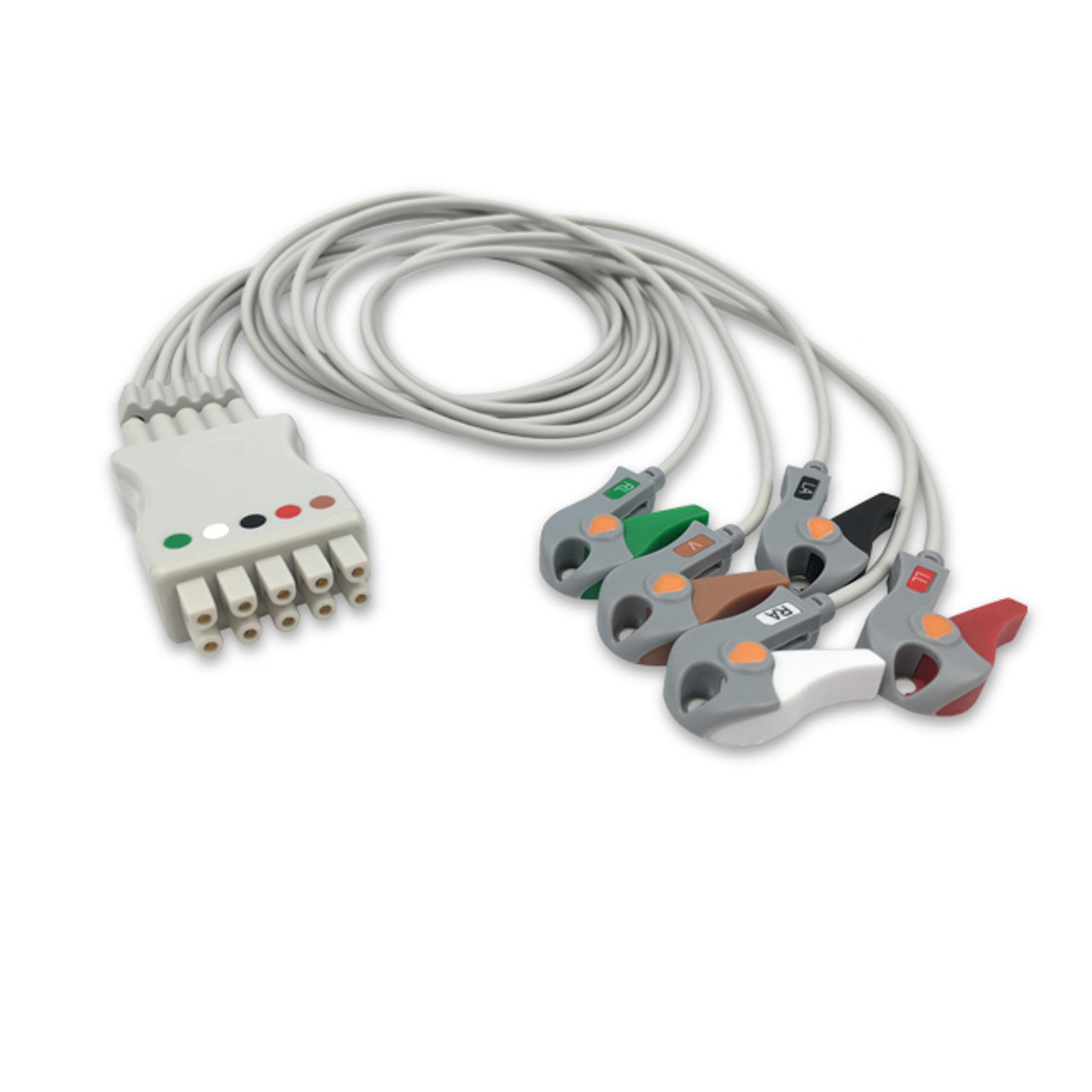 EL-MQ5-90G-A / GE ECG Leadwire 412681-001 Compatible