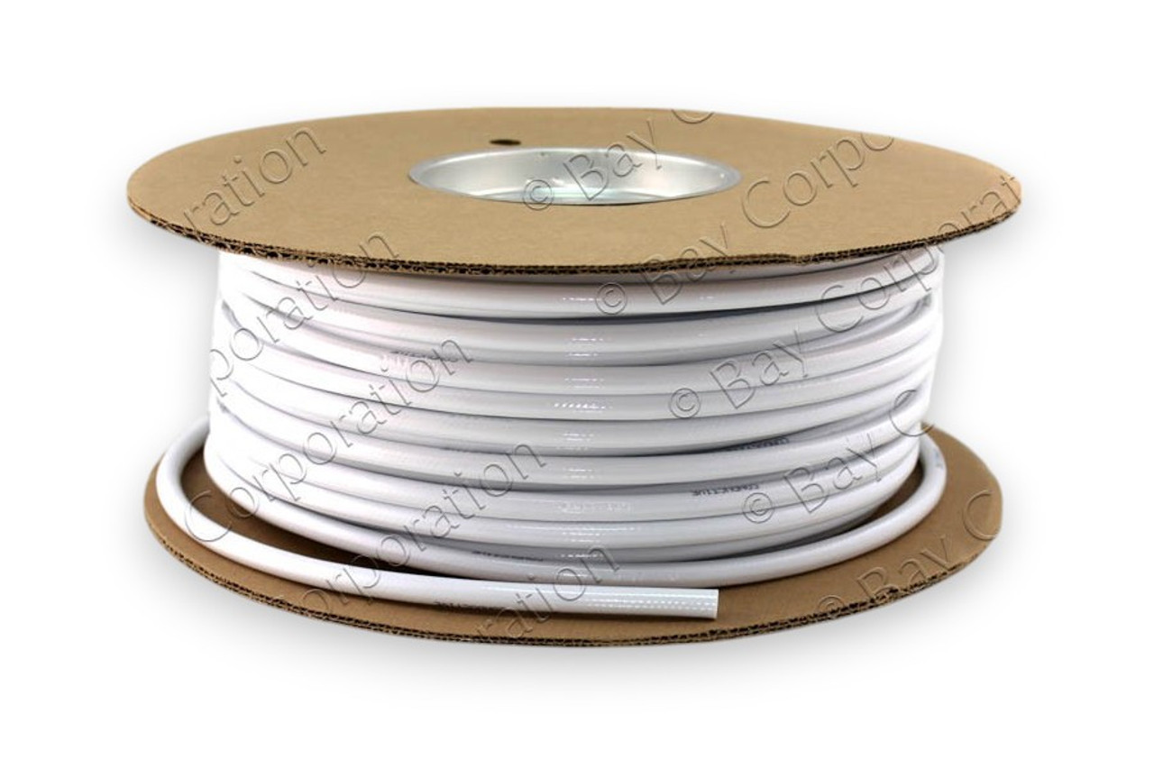 Non-Conductive Hose, 1/4" ID, .460" OD, White, 50ft