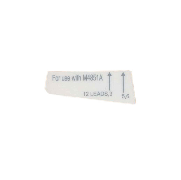M4851A ECG Block Lead Label, 5 pcs - 453564052491