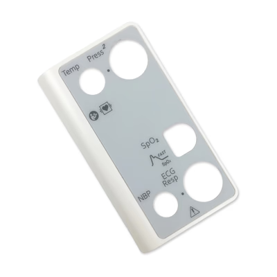 Front Bezel with Texture Temp/IBP/Oximax SPO2/ECG Resp/NBP 4535646227601
Compatible with Philips 867036 MMX Module