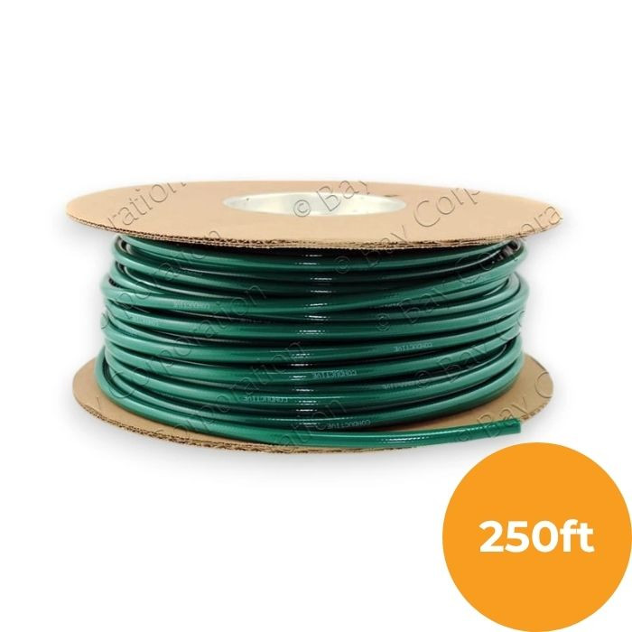 Non-Conductive Hose, 1/4" ID, .460" OD, Green, 250ft