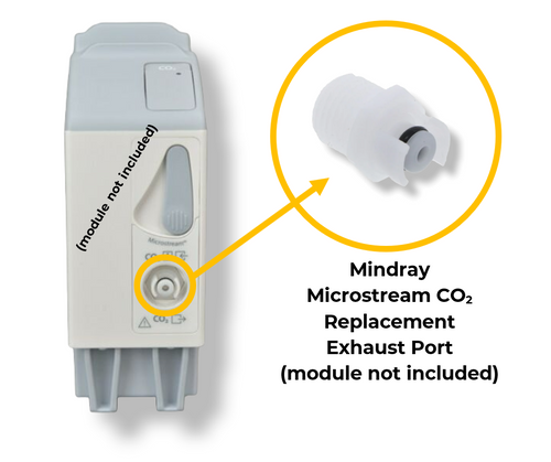Mindray Microstream CO2 / EtCO2 Module Replacement Exhaust Port