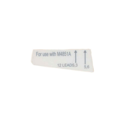 M4851A ECG Block Lead Label, 5 pcs - 453564052491