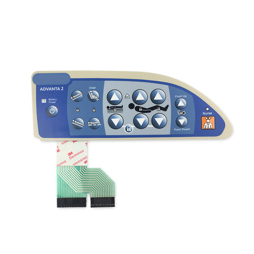 Hillrom Advant 2 Med Surg Bed Compatible Control Panel, Caregiver, Right - 155460