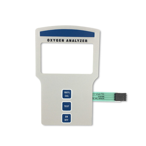 Membrane Switch (white) for HUDSON RCI Oxygen Analyzer 5801