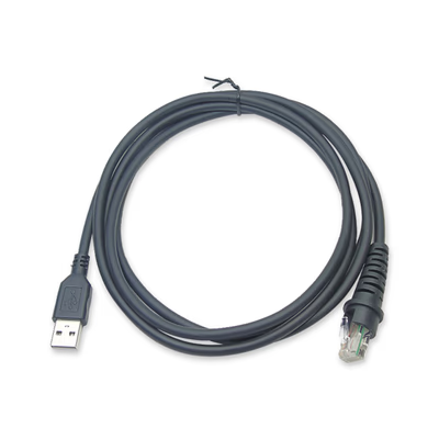 Mindray Compatible Barcode Scanner Cable, 6.5ft, Black, No Anti-Interference Magnetic Ring