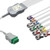 One-Piece ECG Cable - 10 Lead