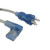 Hospital Grade Power Cord, 8 ft, 10A/18AWG, Right Angle