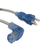 Hospital Grade Power Cord, 8 ft, 10A/18AWG, Up Angle