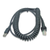 Welch Allyn Compatible Barcode Scanner Cable, 9ft, Coiled, Black, No Anti-Interference Magnetic Ring
