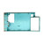 Compatible Main Plastic Frame (Blue) (alternative to Philips M3001-40102-OB, used for M3001A)