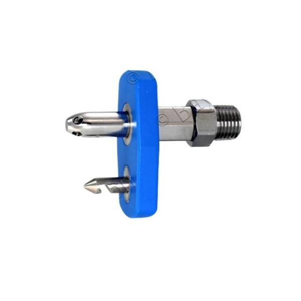 Chemetron Male Quick-Connect x 1/4" NPT Male, N2O