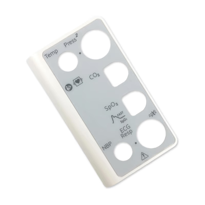 Front Bezel with Texture Temp/IBP/CO2/SpO2/ECG Resp/NBP
Compatible with Philips 867036 MMX Module