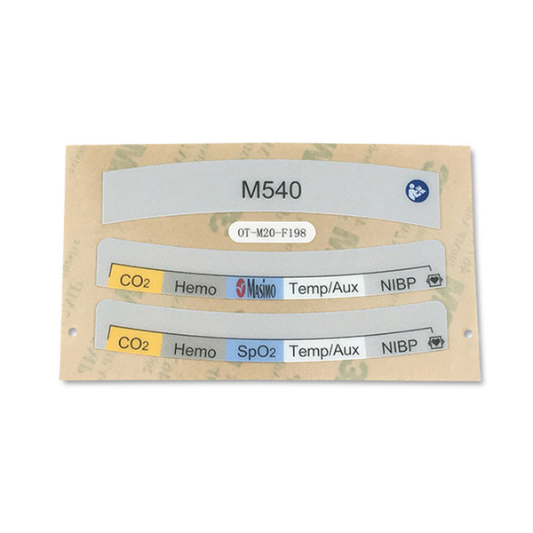 Compatible Model Label and Functional Label (alternative to Draeger, used for Infinity M540)