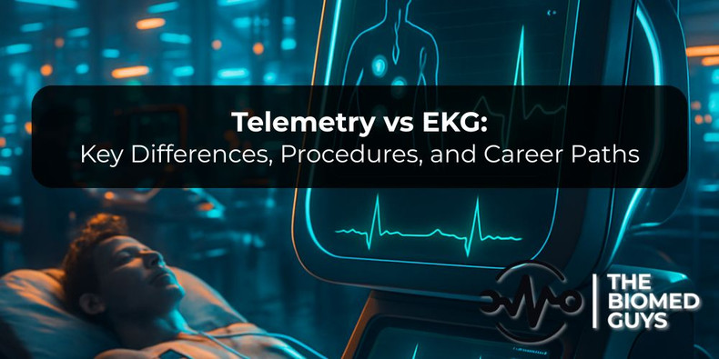 Telemetry vs EKG: Key Differences, Procedures, and Career Paths