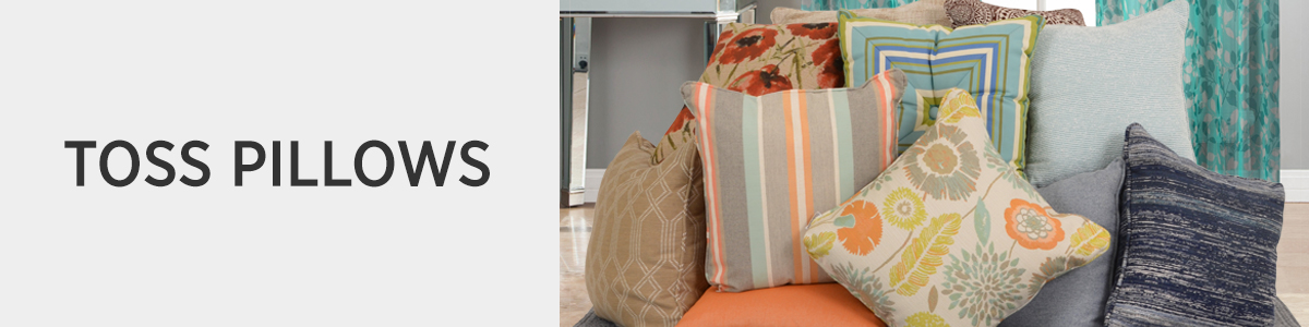 TOSS PILLOWS & POUFS