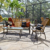 Empire Outdoor Wicker Seating Set (Lifestyle View)