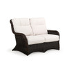 Maldives Outdoor Wicker Loveseat in Clove Weave,  Alternate View