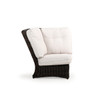 Maldives Outdoor Wicker 90 Degree Corner Chair in Clove Weave, Alternate View