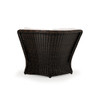 Maldives Outdoor Wicker 90 Degree Corner Chair in Clove Weave, Alternate View