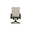 Shoreline High Back Swivel Tilt Sling Dining Chair