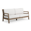 Maui Outdoor PoliSoul™ Sofa in Weathered Teak