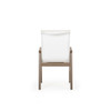 Maui Outdoor PoliSoul™ Sling Dining Arm Chair in Weathered Teak