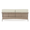 Garden Terrace Outdoor Wicker Sofa with Cushions (Alternate View)