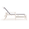 Tobago Outdoor Sling Polymer Chaise Lounge with Arms (Alternate View)