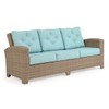 Kokomo Outdoor Wicker Sofa in Oyster Grey