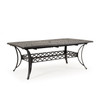 Charleston Outdoor Cast Aluminum Rectangle Extension Table