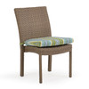 Kokomo Outdoor Stackable Dining Side Chair in Oyster Grey