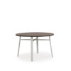 Madeira Round Dining Table with PoliSoul Top in Textured White