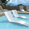 Tropitone Curve Chaise Lounge in White