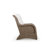 Maldives Outdoor Wicker Lounge Chair in Ash Weave, Alternate View