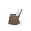  Maldives Outdoor Wicker Swivel Glider in Ash Weave, Alternate View