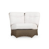 Maldives Outdoor Wicker 45 Degree Wedge Chair in Ash Weave, Alternate View