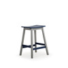 Outdoor Poly Lumber Saddle Stool Bar Height