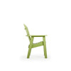 Oceanside Poly Lumber Dining Chair in Lime Green, Alternate View