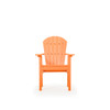 Poly Lumber Dining Arm Chair in Orange, Alternate View