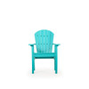 Poly Lumber Dining Arm Chair in Turquoise, Alternate View