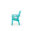 Poly Lumber Dining Arm Chair in Turquoise, Alternate View