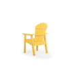 Oceanside Poly Lumber Dining Chair in Yellow, Alternate View