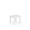 Costa Outdoor Aluminum End Table in Pearl Finish