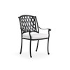 Trellis Outdoor Cast Aluminum Dining Arm Chair