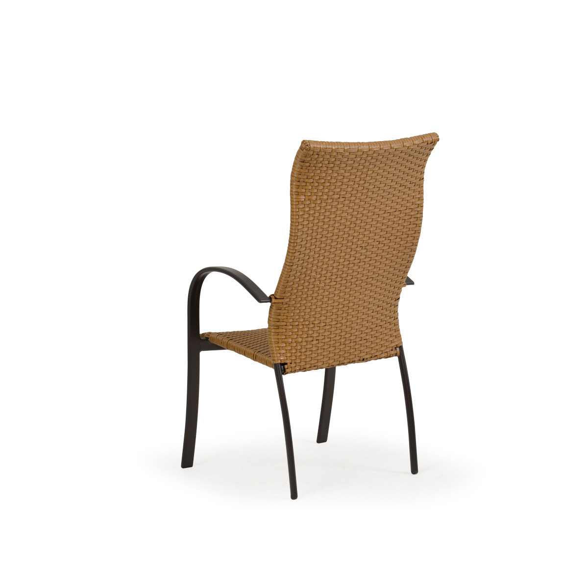 Empire Outdoor Wicker High Back Dining Chair Leaders Furniture